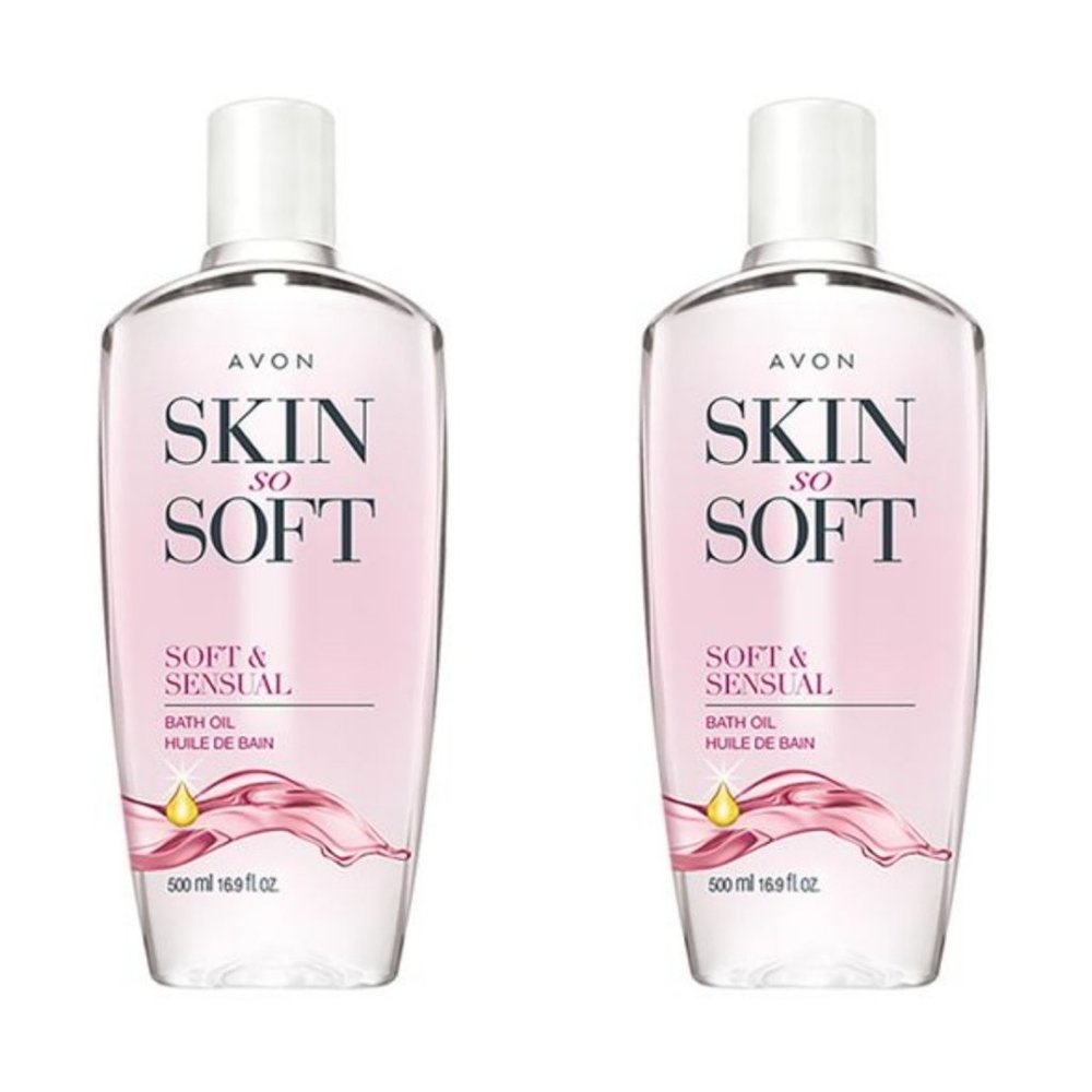AVON SKIN SO SOFT SOFT & SENSUAL BATH OIL (2pk)